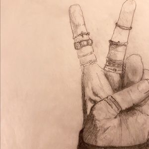 Signed Original. Rare. “Flash of Peace”